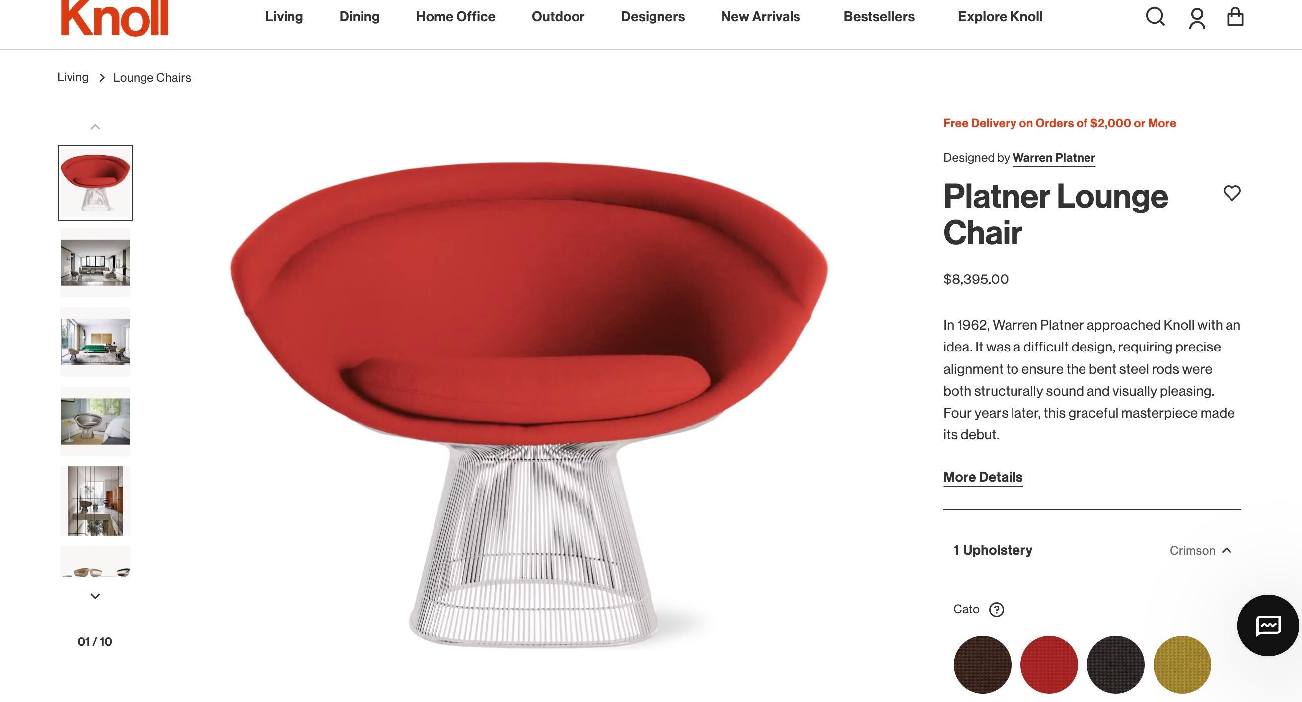 Warren Platner für Knoll Lounge Chairs aus Knoll Wool Boucle, paarweise erhältlich im Angebot 13
