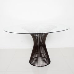 Warren Platner Metallic Bronze Marble Dining Table 1960s Graceful Modern Knoll