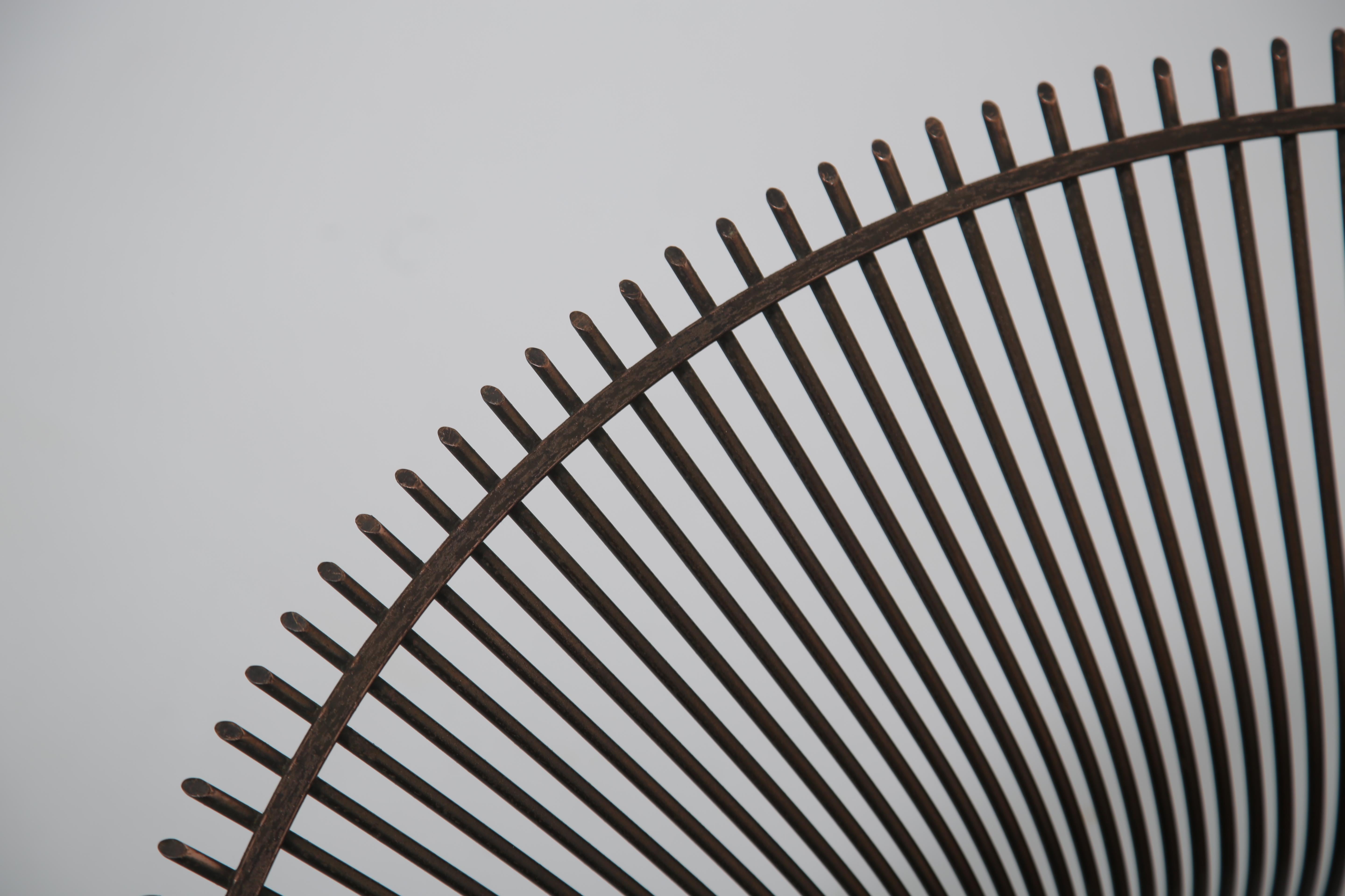 Warren Platner for Knoll, Mid-Century Bronze and Glass Coffee table Circa 1966. For Sale 4