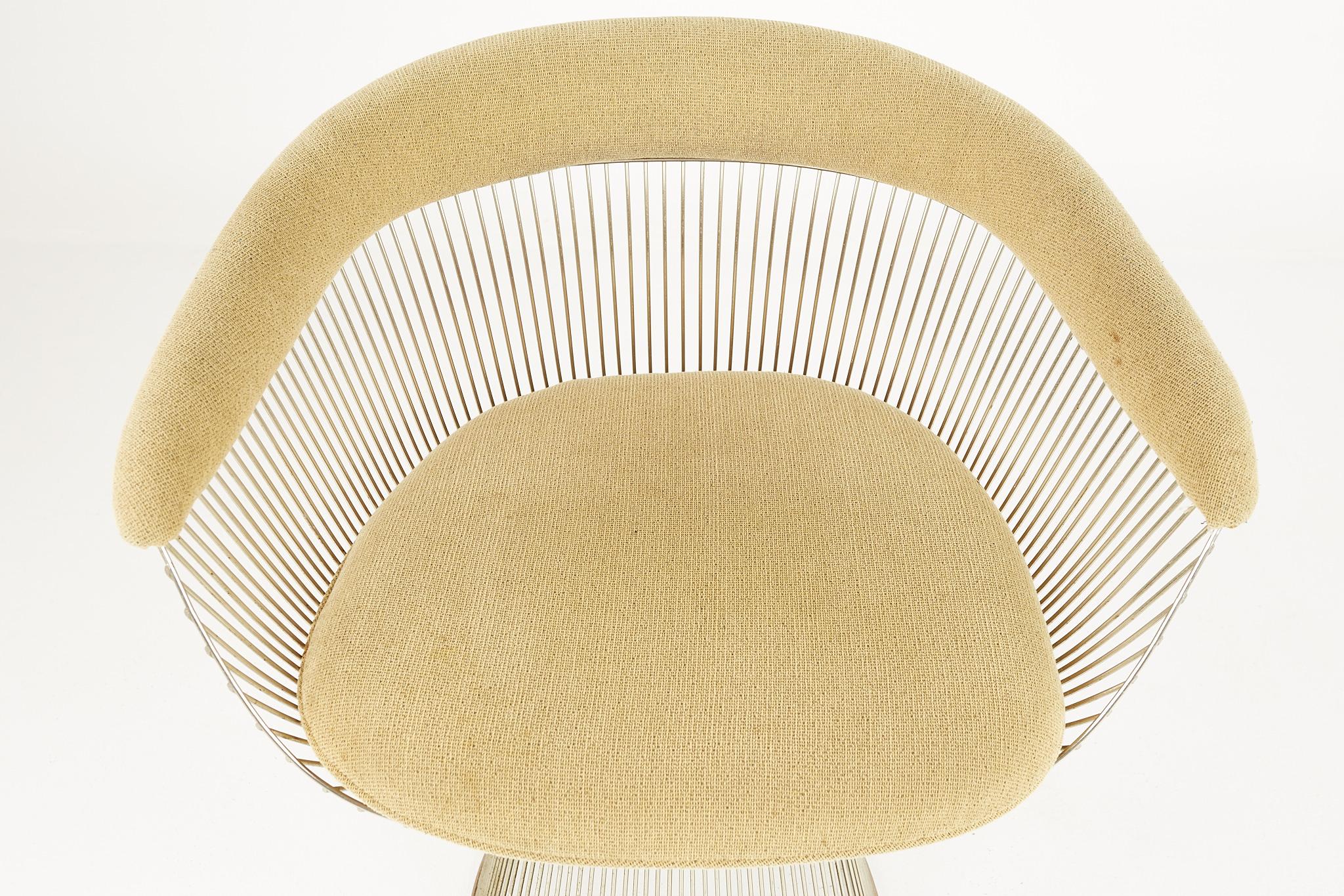 Warren Platner For Knoll Mid Century Dining Chairs, Set 2 3