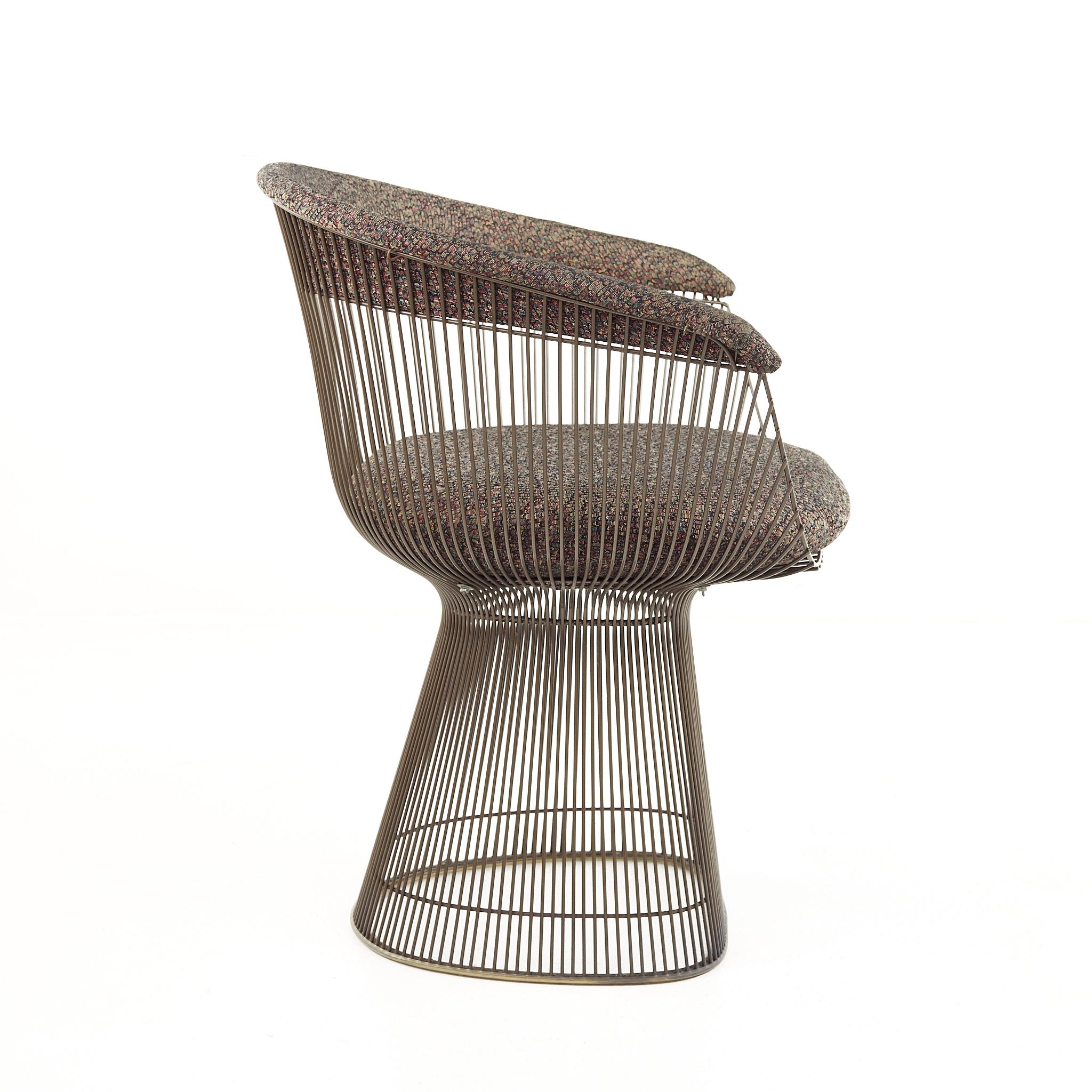 American Warren Platner for Knoll Mid Century Dining Chairs, Set of 4