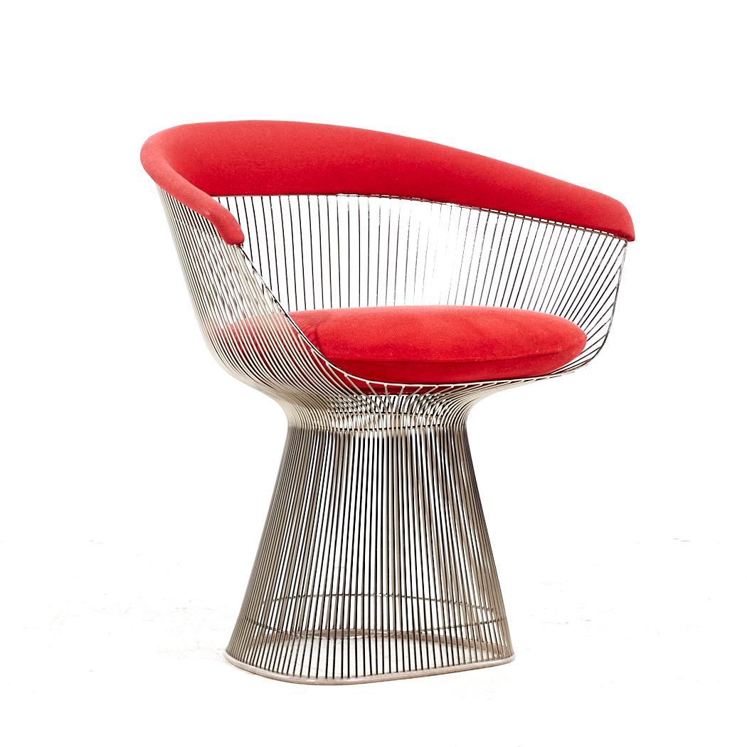 Mid-Century Modern Warren Platner for Knoll Mid Century Dining Chairs - Set of 4 For Sale