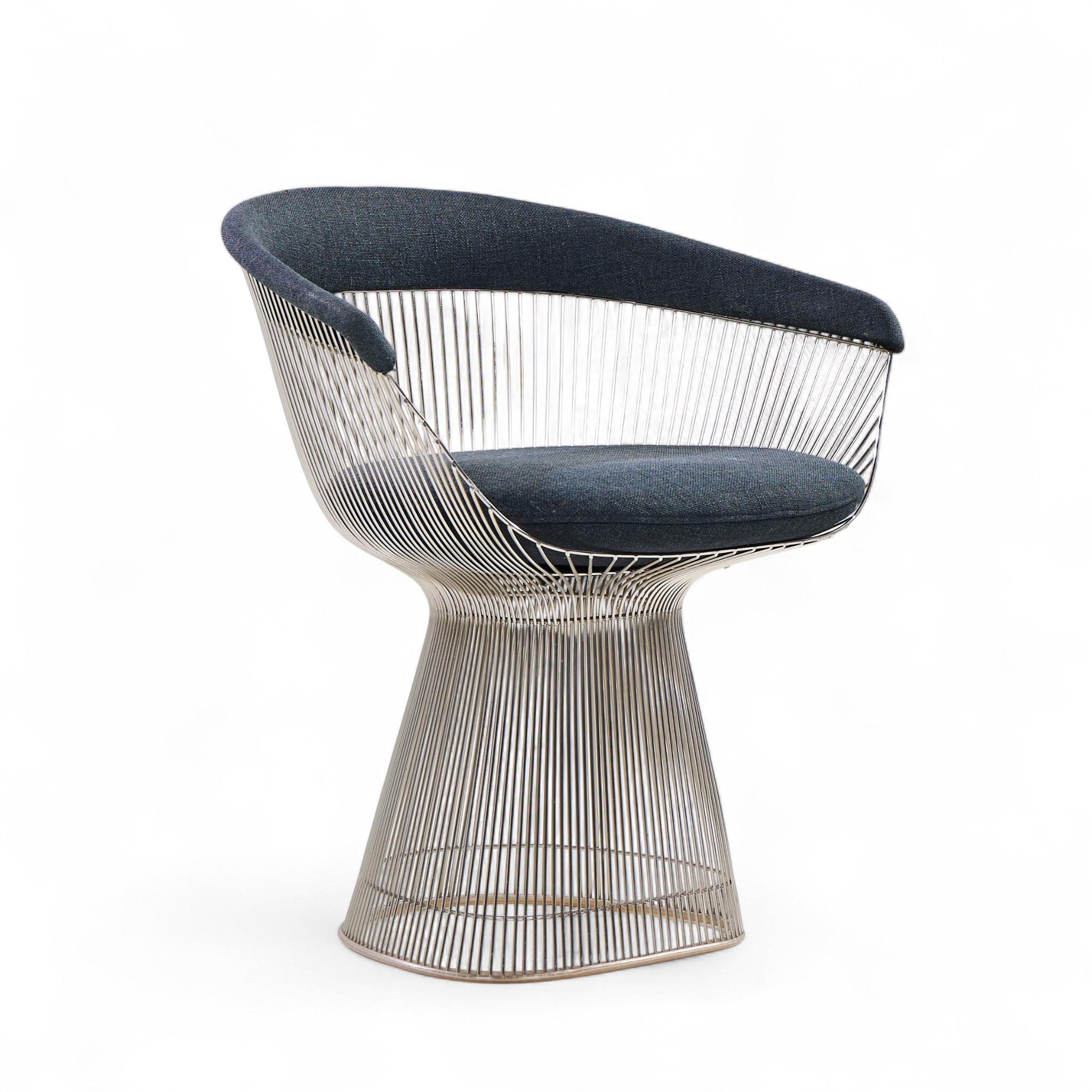 Américain Warren Platner for Knoll Mid Century Dining Chairs - Set of 4 en vente