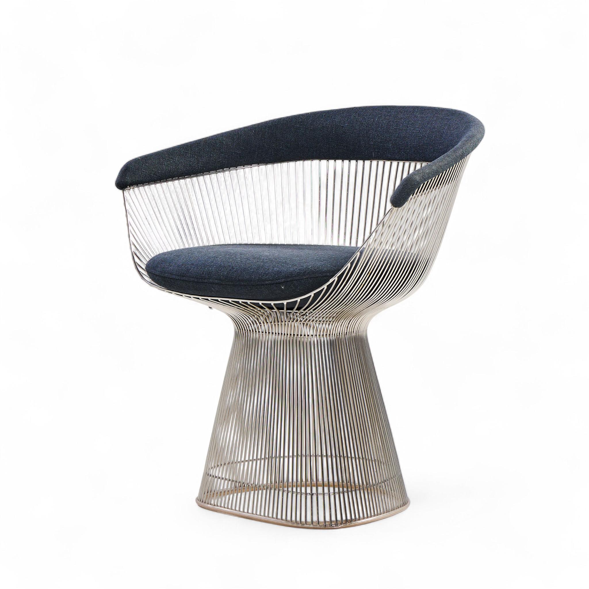 20ième siècle Warren Platner for Knoll Mid Century Dining Chairs - Set of 4 en vente