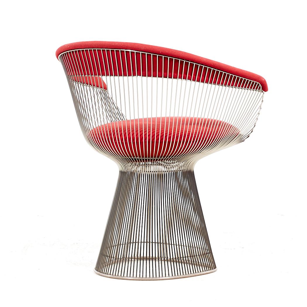 Late 20th Century Warren Platner for Knoll Mid Century Dining Chairs - Set of 4 For Sale