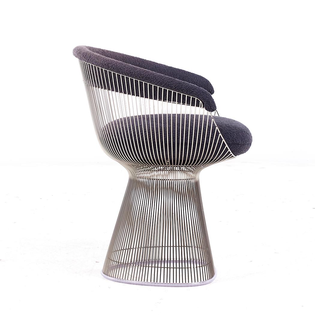 Upholstery Warren Platner for Knoll Mid Century Dining Chairs - Set of 8 For Sale