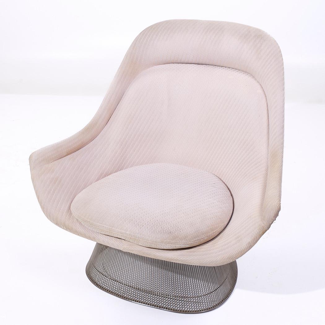 Warren Platner for Knoll Mid Century Easy Lounge Chair For Sale 2