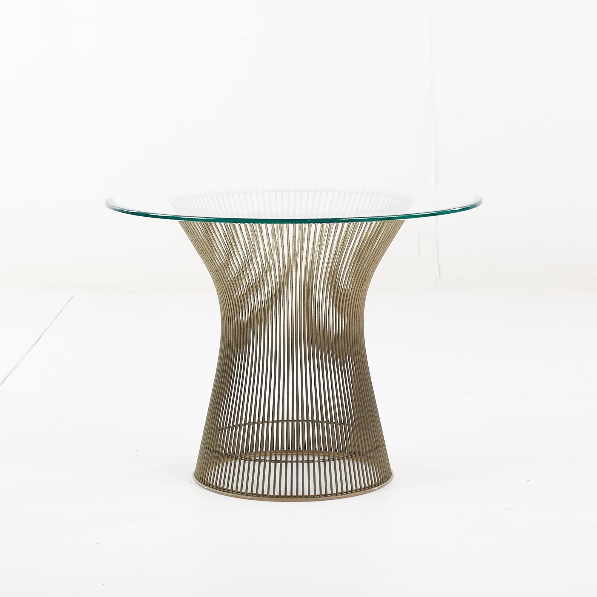 Mid-Century Modern Warren Platner for Knoll Mid Century End Table For Sale