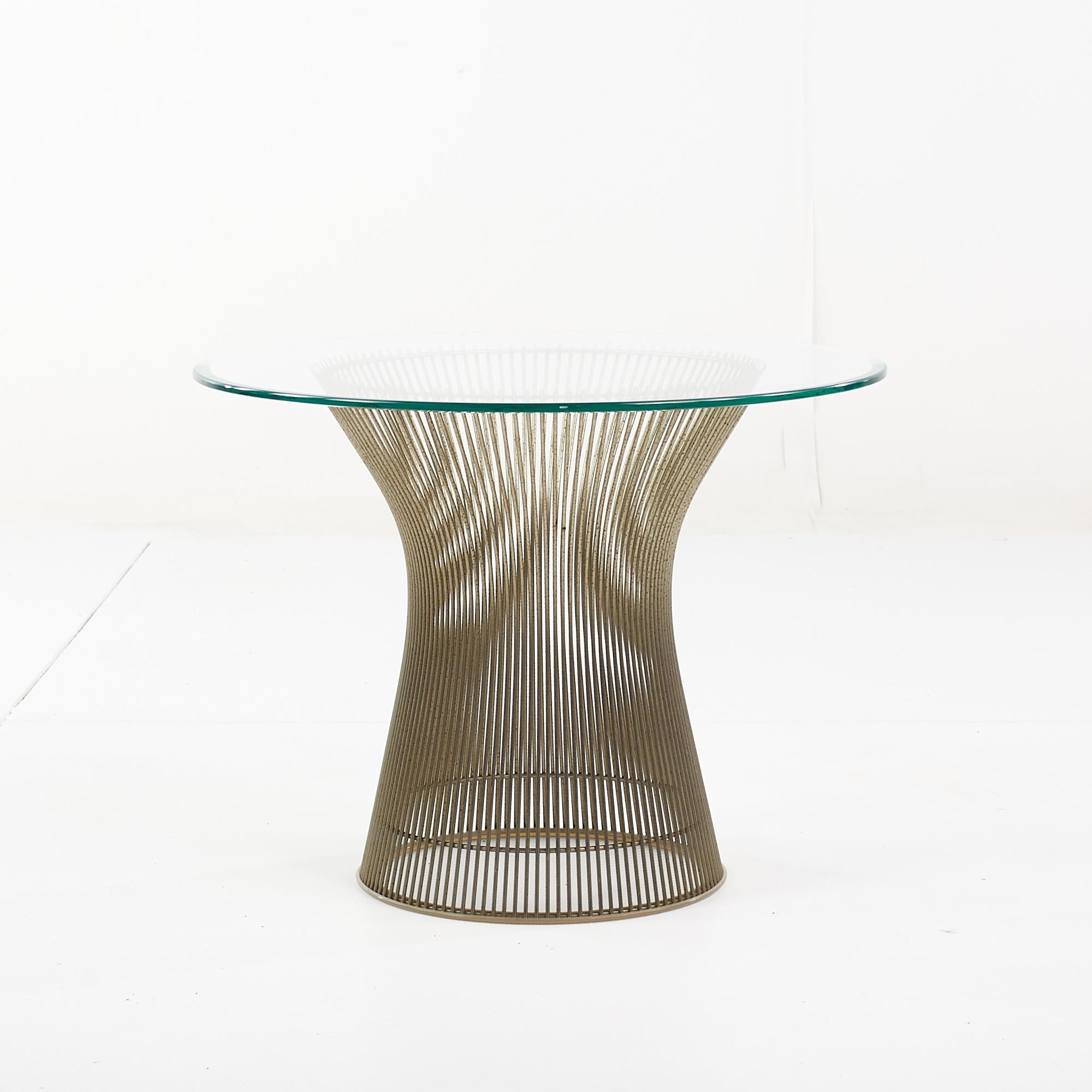 American Warren Platner for Knoll Mid Century End Table For Sale