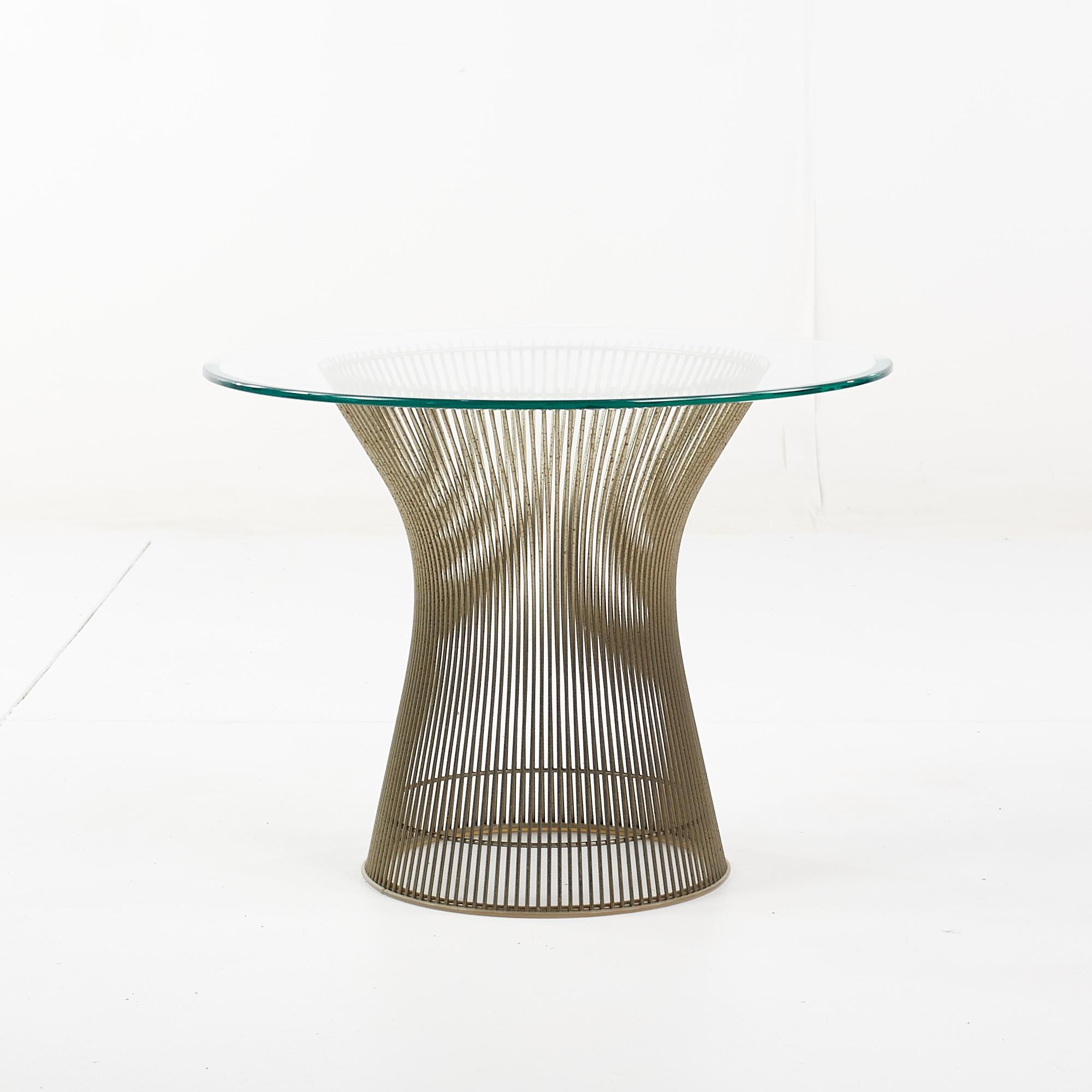 Warren Platner for Knoll Mid Century End Table In Good Condition For Sale In Countryside, IL