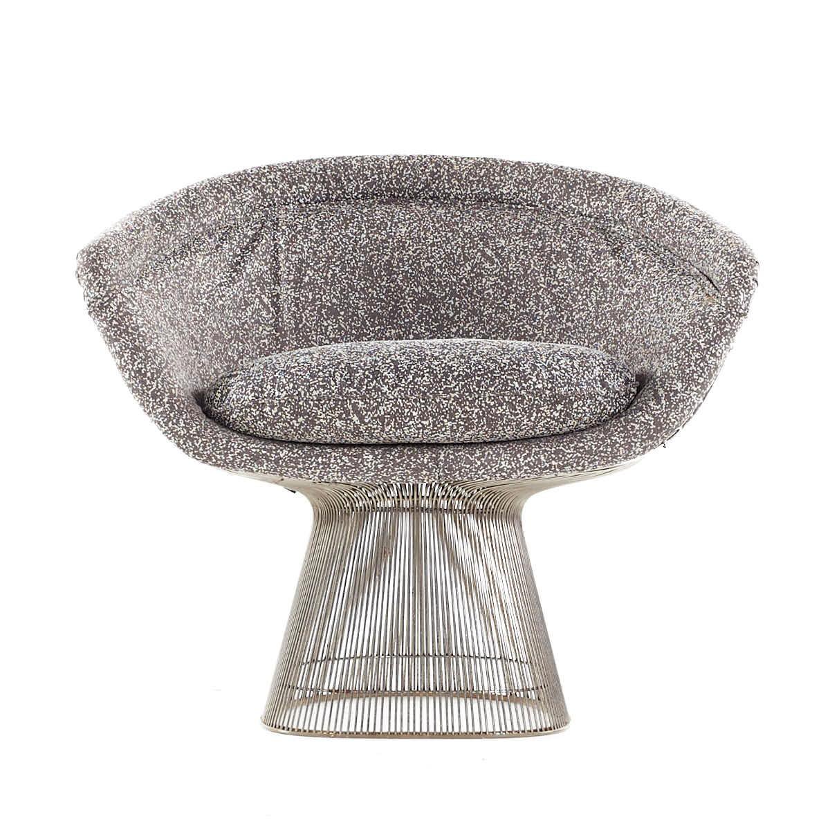 Warren Platner for Knoll Mid Century Lounge Chair

This chair measures: 36 wide x 27 deep x 30.5 high, with a seat height of 20 and arm height/chair clearance 26 inches

All pieces of furniture can be had in what we call restored vintage condition.