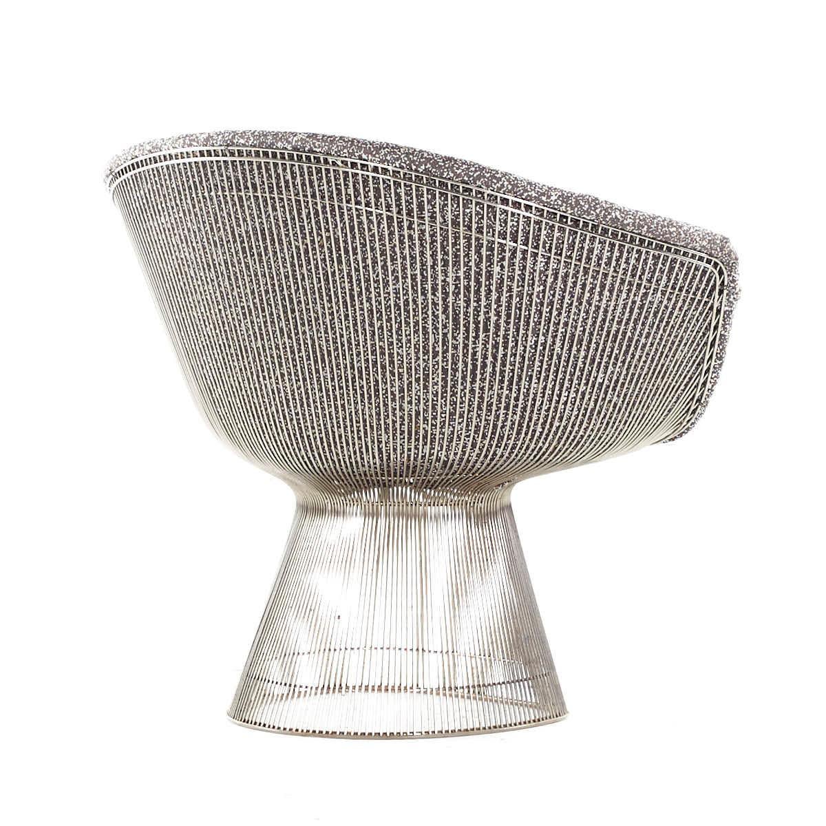 American Warren Platner for Knoll Mid Century Lounge Chair For Sale