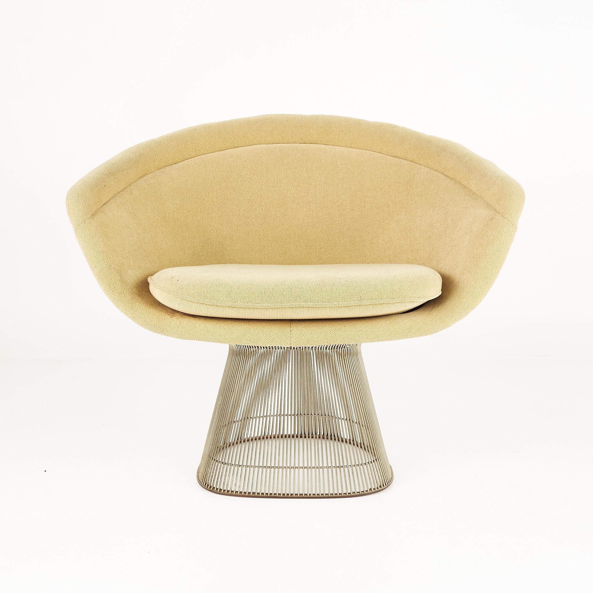 Warren Platner for Knoll Mid Century Lounge Chairs, Pair In Good Condition In Countryside, IL