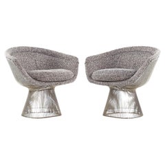 Warren Platner for Knoll Mid Century Lounge Chairs – Pair