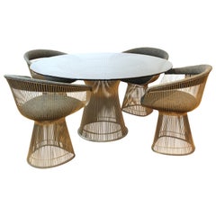 Warren Platner for Knoll Mid-Century Modern Dining Table & Chairs