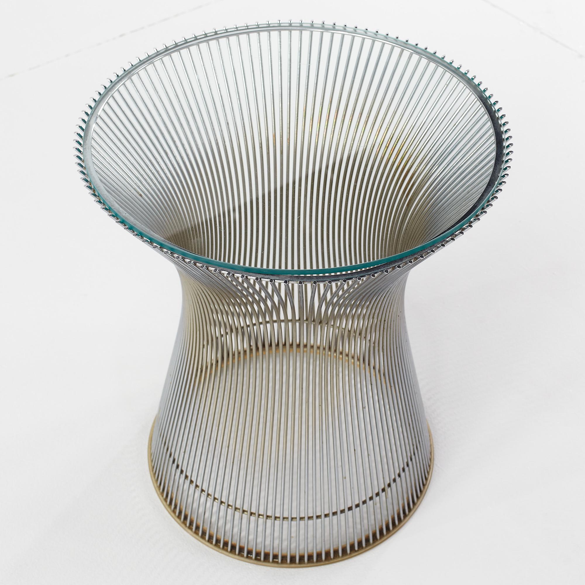 Table d'appoint Mid Century Warren Platner pour Knoll en vente 1