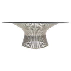 Warren Platner for Knoll Nickel Plated Cocktail Coffee Table