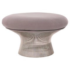 Warren Platner for Knoll Nickel Stool or Ottoman