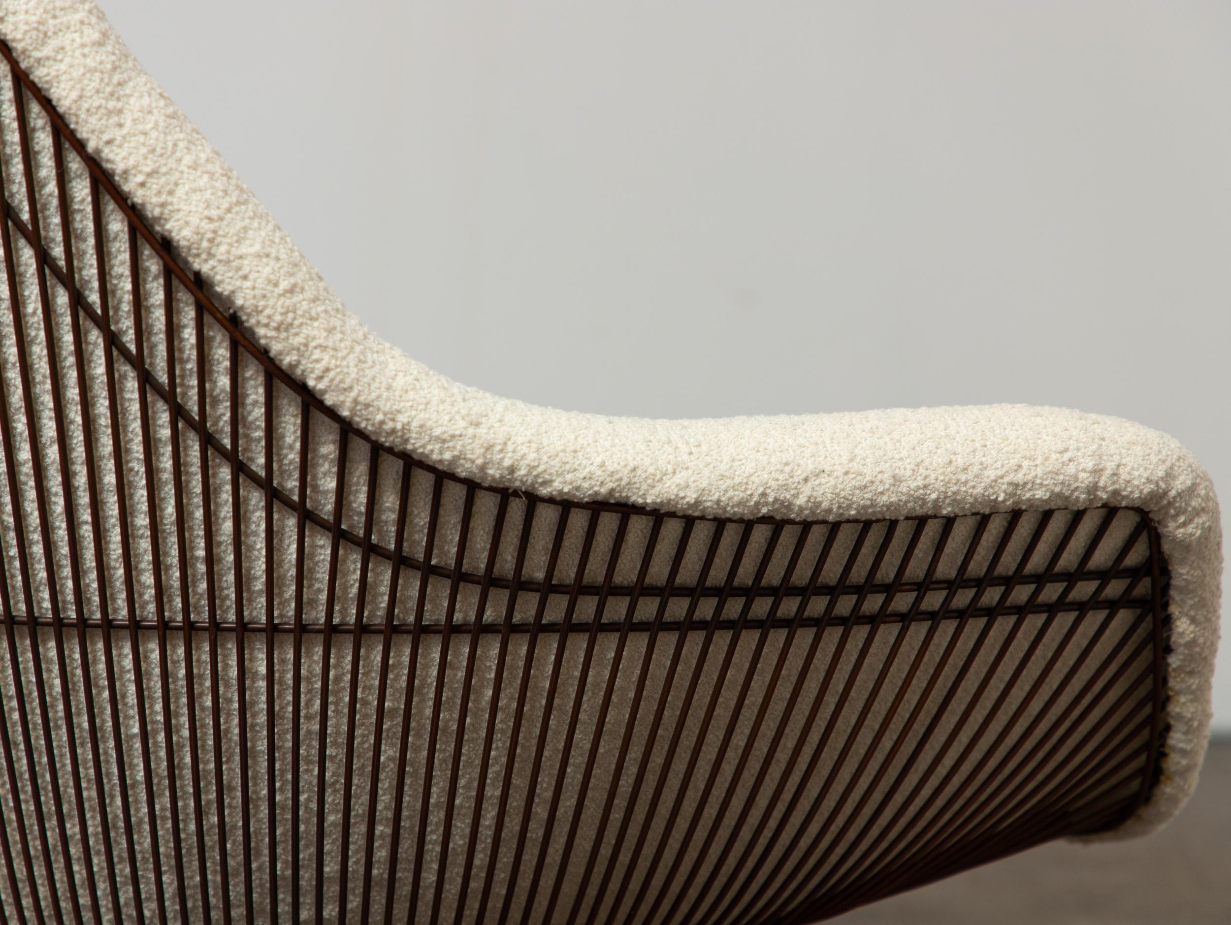 Fauteuil Warren Platner en bronze en vente 4
