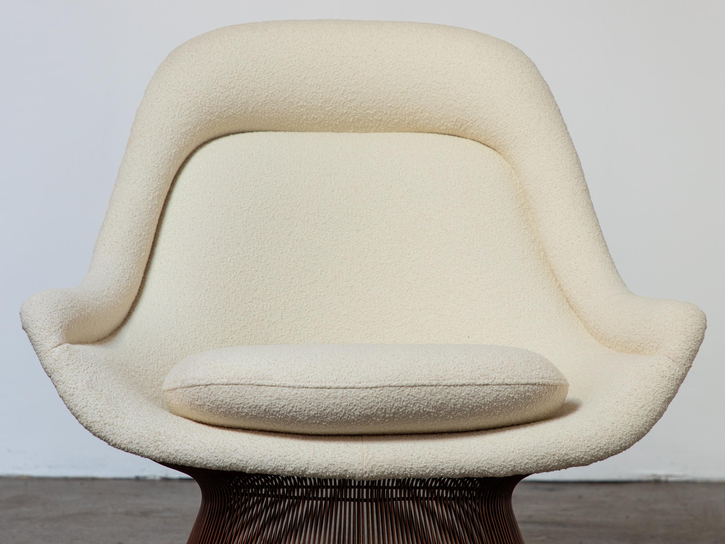 Bronze Fauteuil Warren Platner en bronze en vente