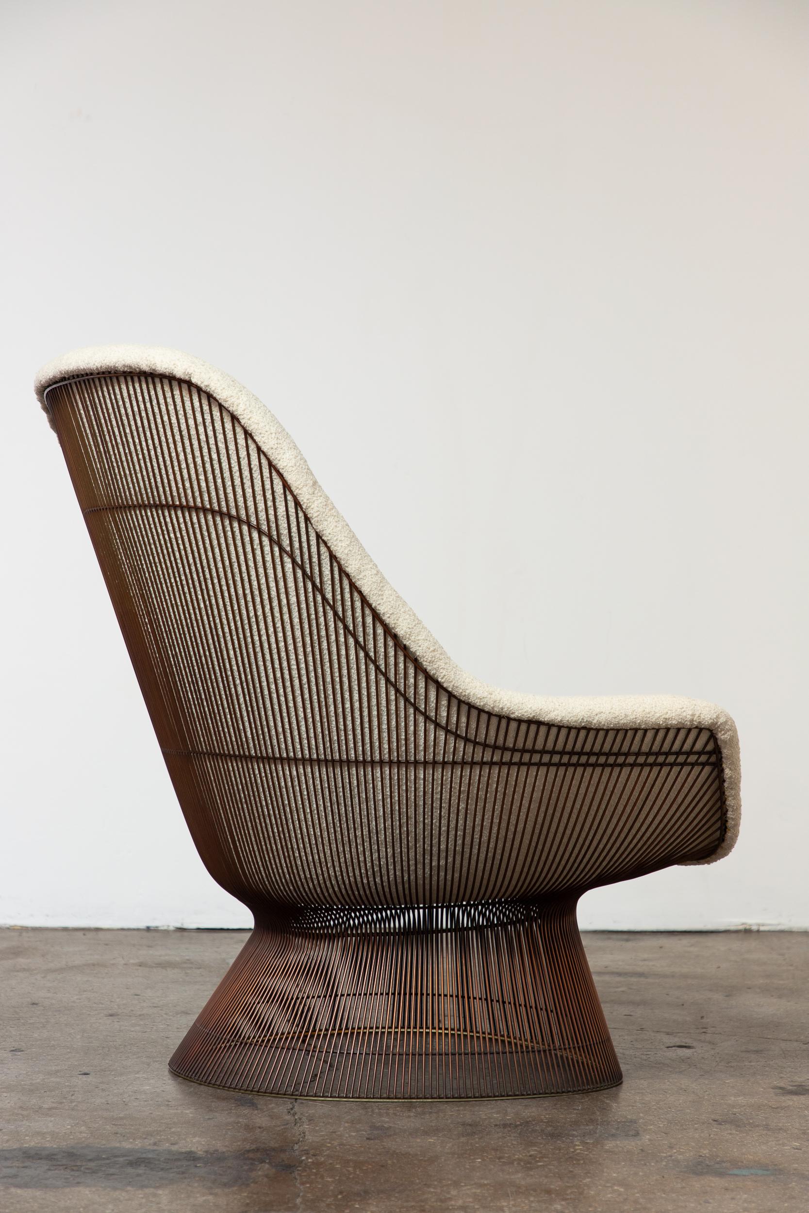 Fauteuil Warren Platner en bronze en vente 1