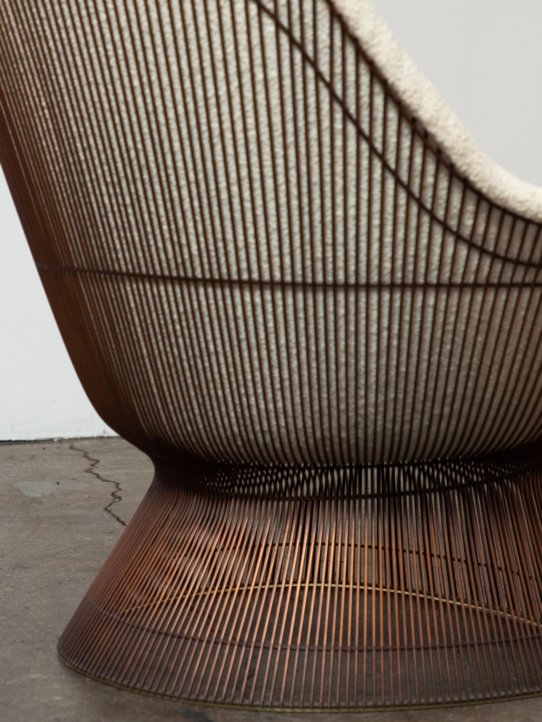 Fauteuil Warren Platner en bronze en vente 2