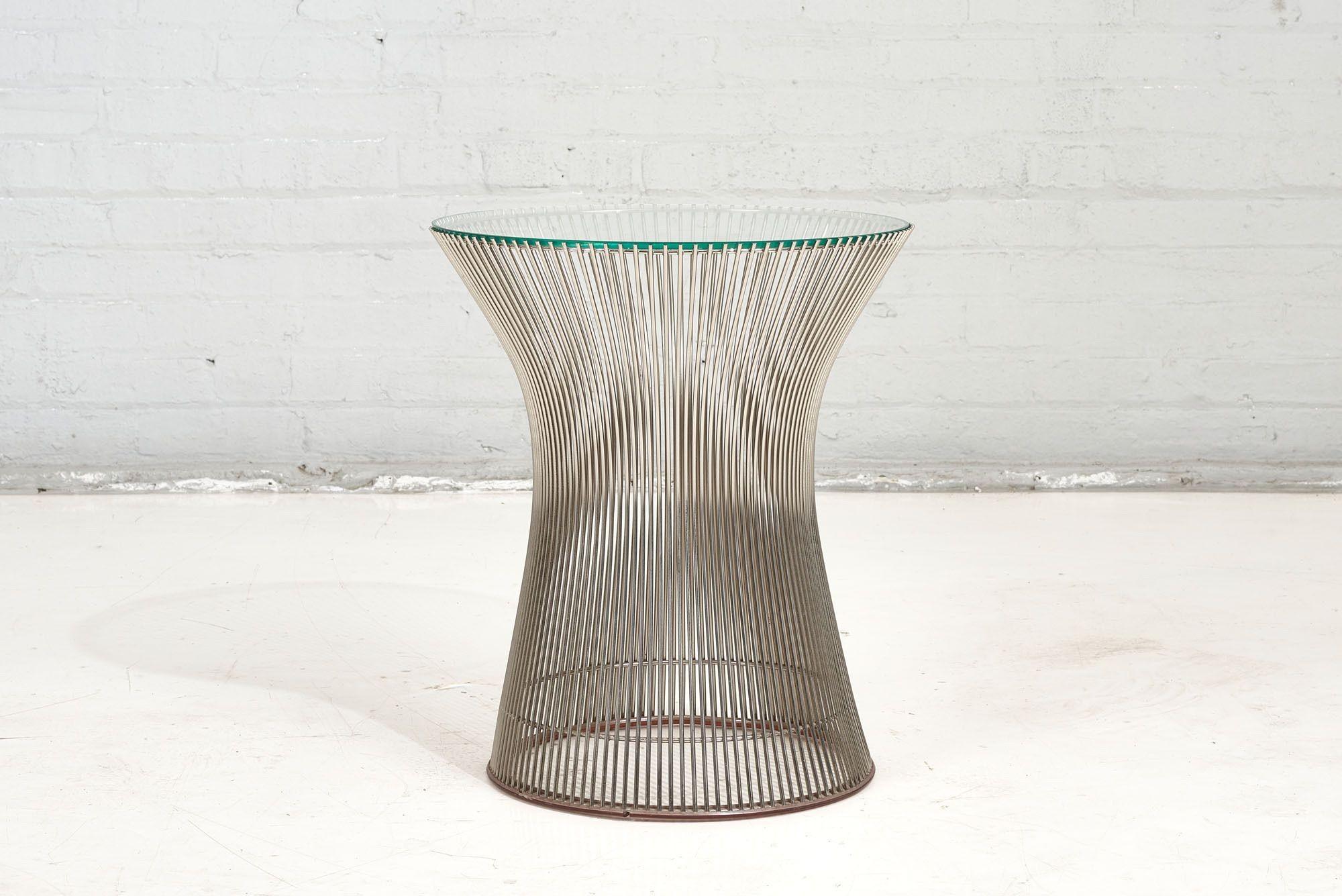 Warren Platner for Knoll Side/End Table, 1960 Moderno de mediados de siglo en venta