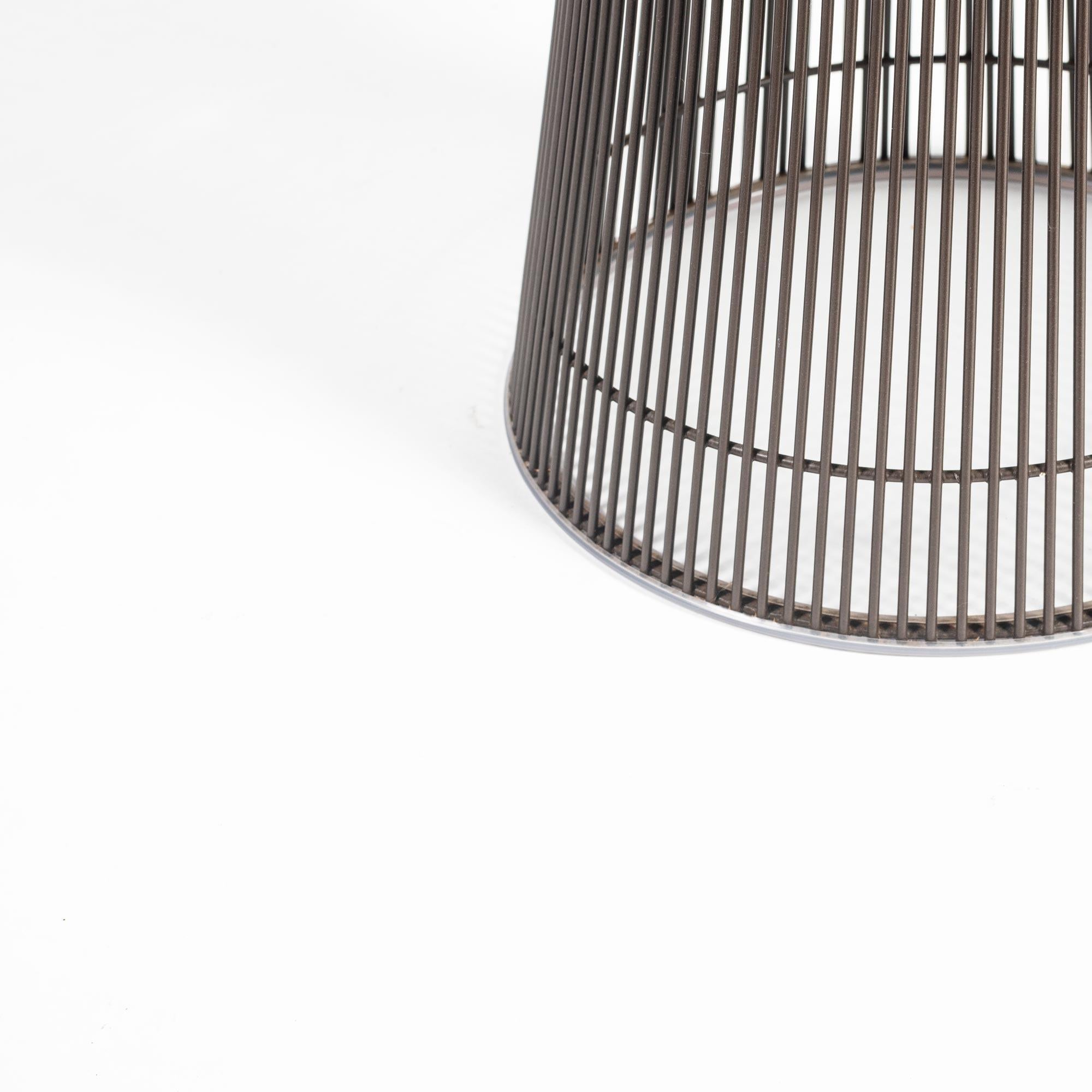 Other Warren Platner for Knoll Side Table with Glass Top