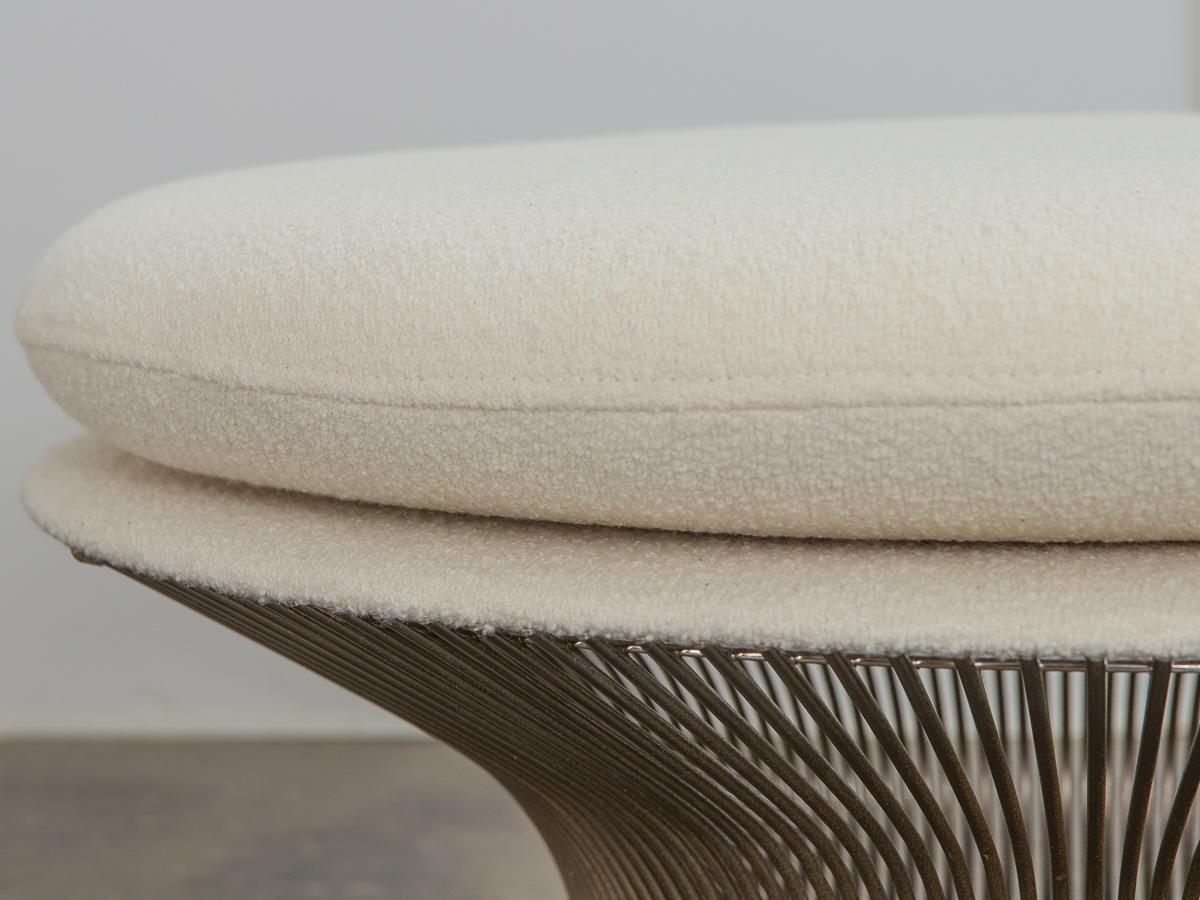 Pouf Warren Platner pour Knoll Wire Excellent état - En vente à Brooklyn, NY