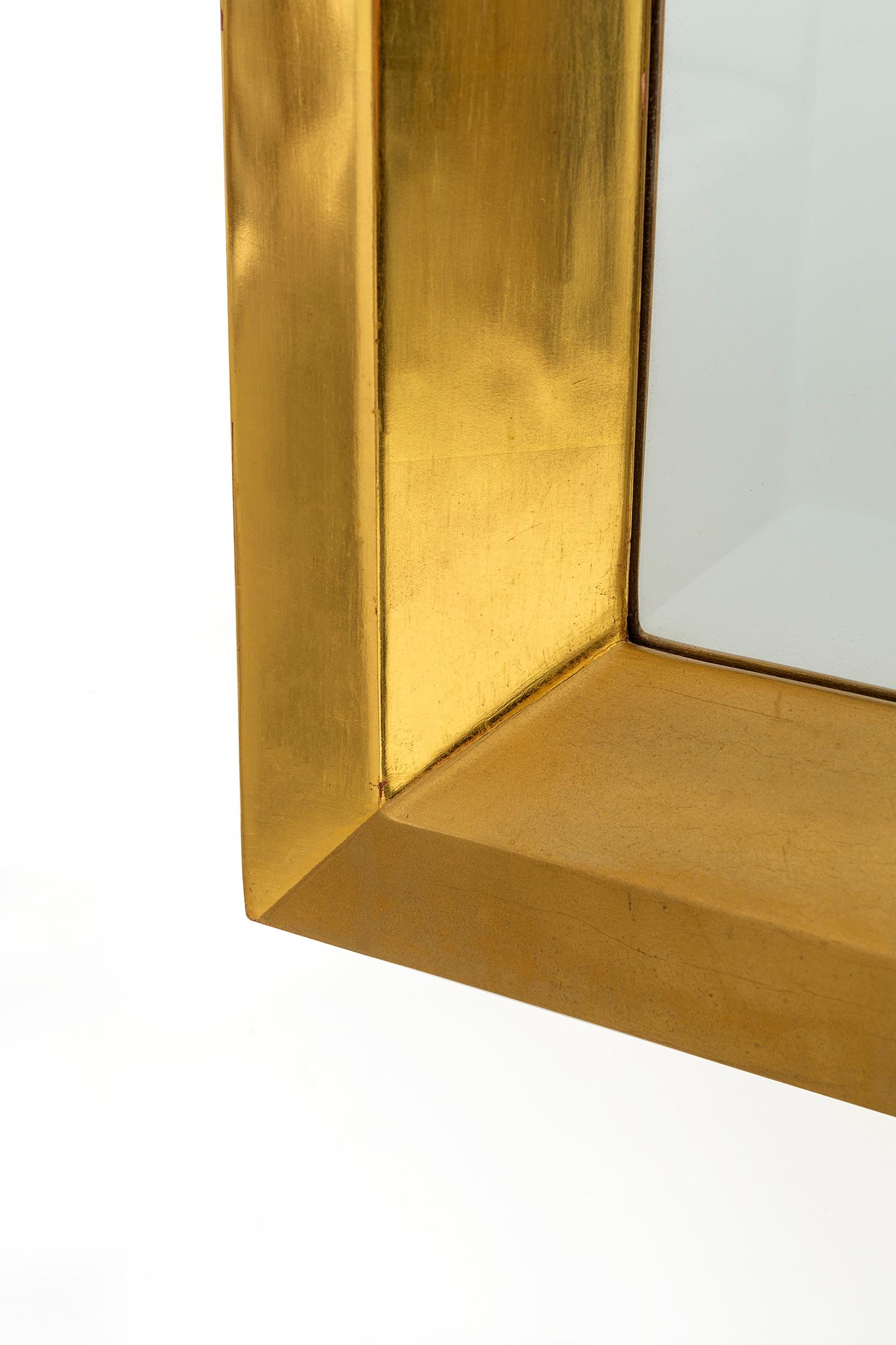 arch mirror gold