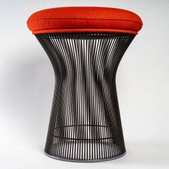 Warren Platner, Knoll International, Kvadrat Tabouret Tonus en tissu bronze