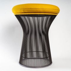 Warren Platner, Knoll International, Kvadrat Tonus Fabric Stool Bronze Metal