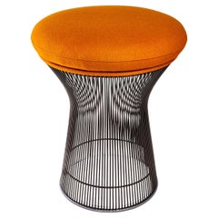 Warren Platner, Knoll International, Kvadrat Tonus Fabric Stool Bronze Metal