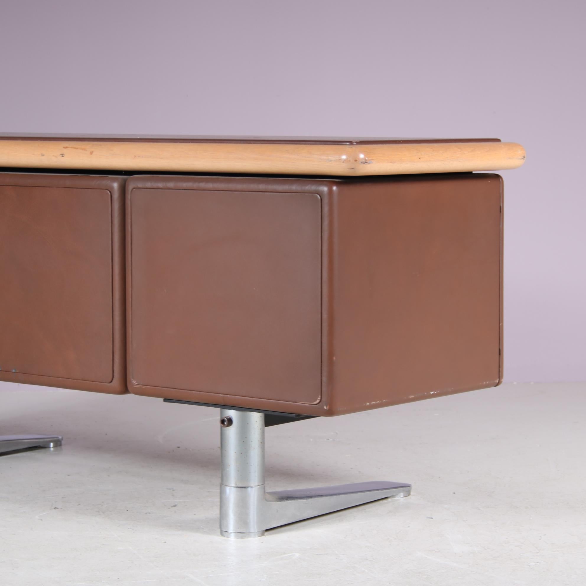 Warren Platner Leder-Sideboard für Knoll International, USA 1970 im Angebot 6