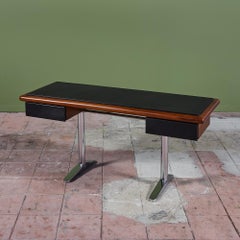 Escritorio de cuero Warren Platner para Knoll International