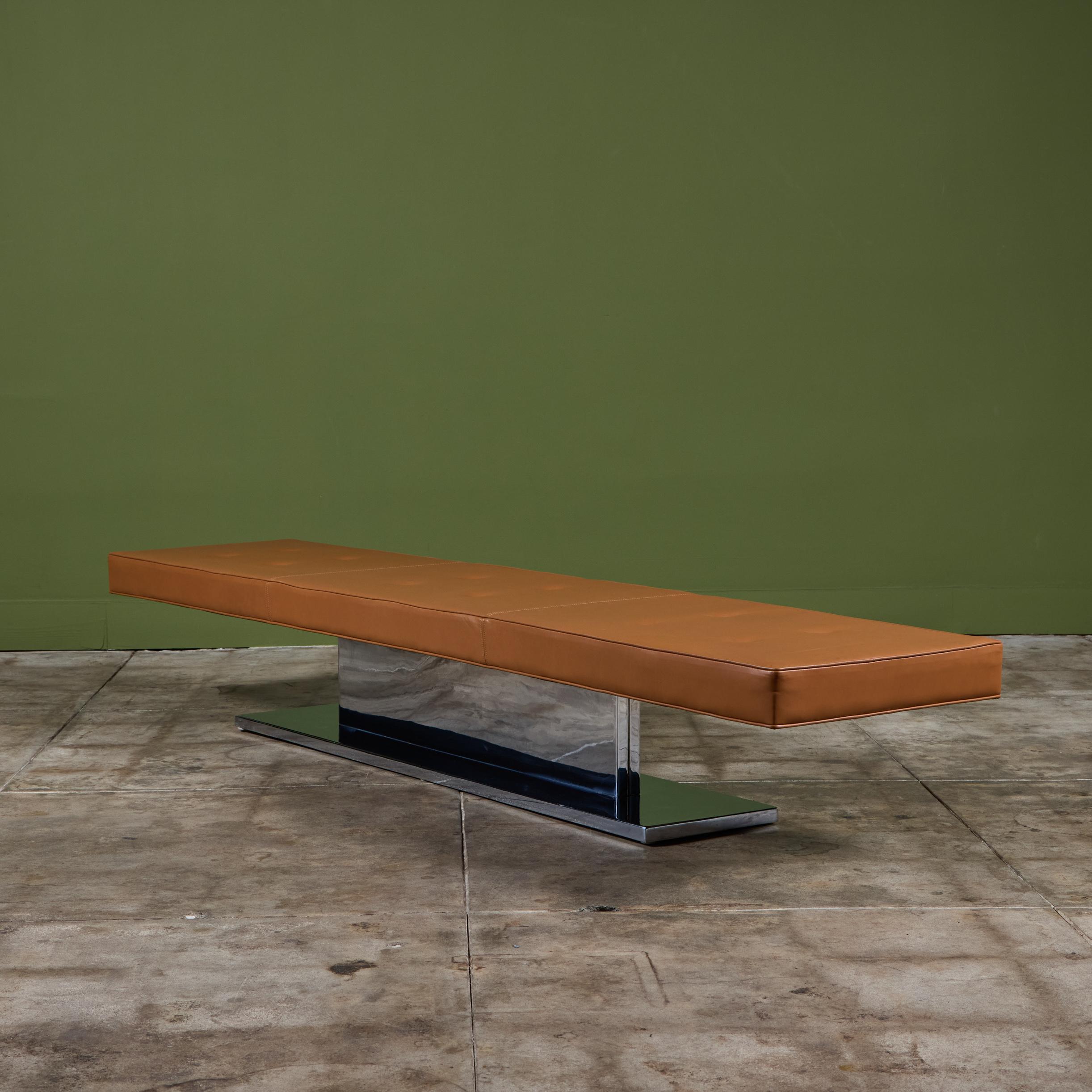 American Warren Platner Long Bench for Lehigh Leopold For Sale