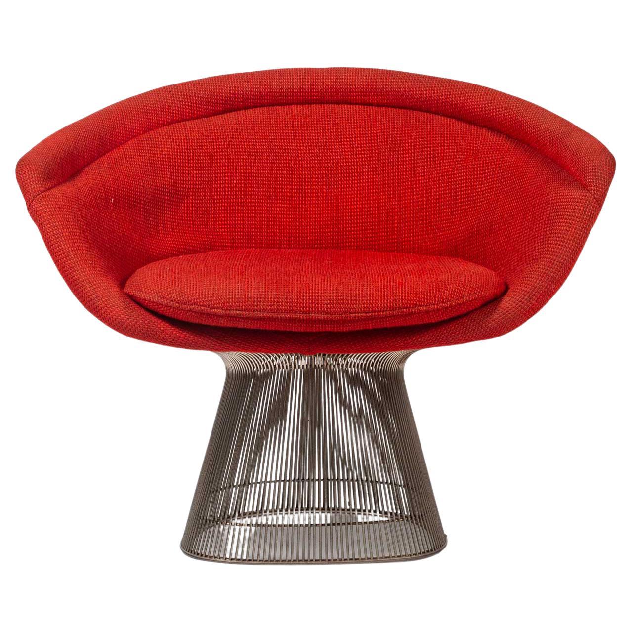 Vintage Mid Century Knoll Platner Lounge Chair and Ottoman at 1stDibs