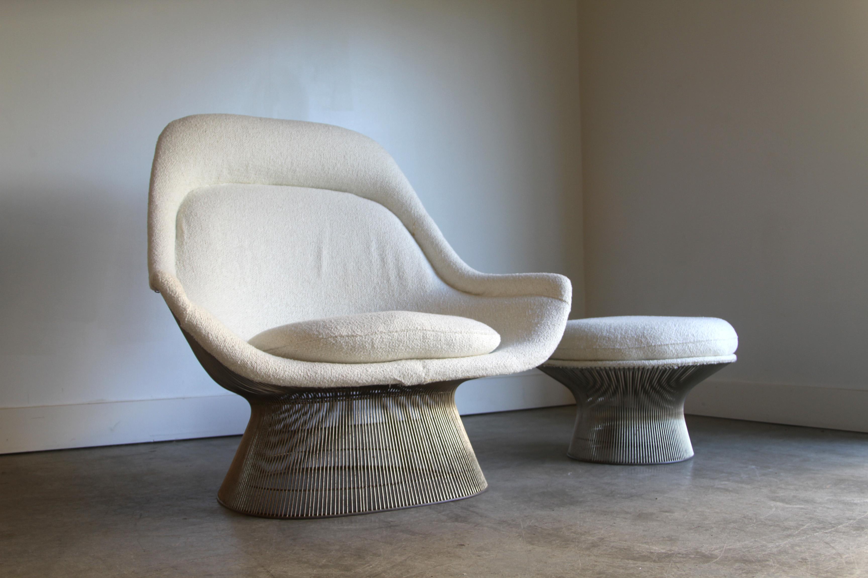 Warren Platner Lounge Chair + Ottoman  For Sale 5