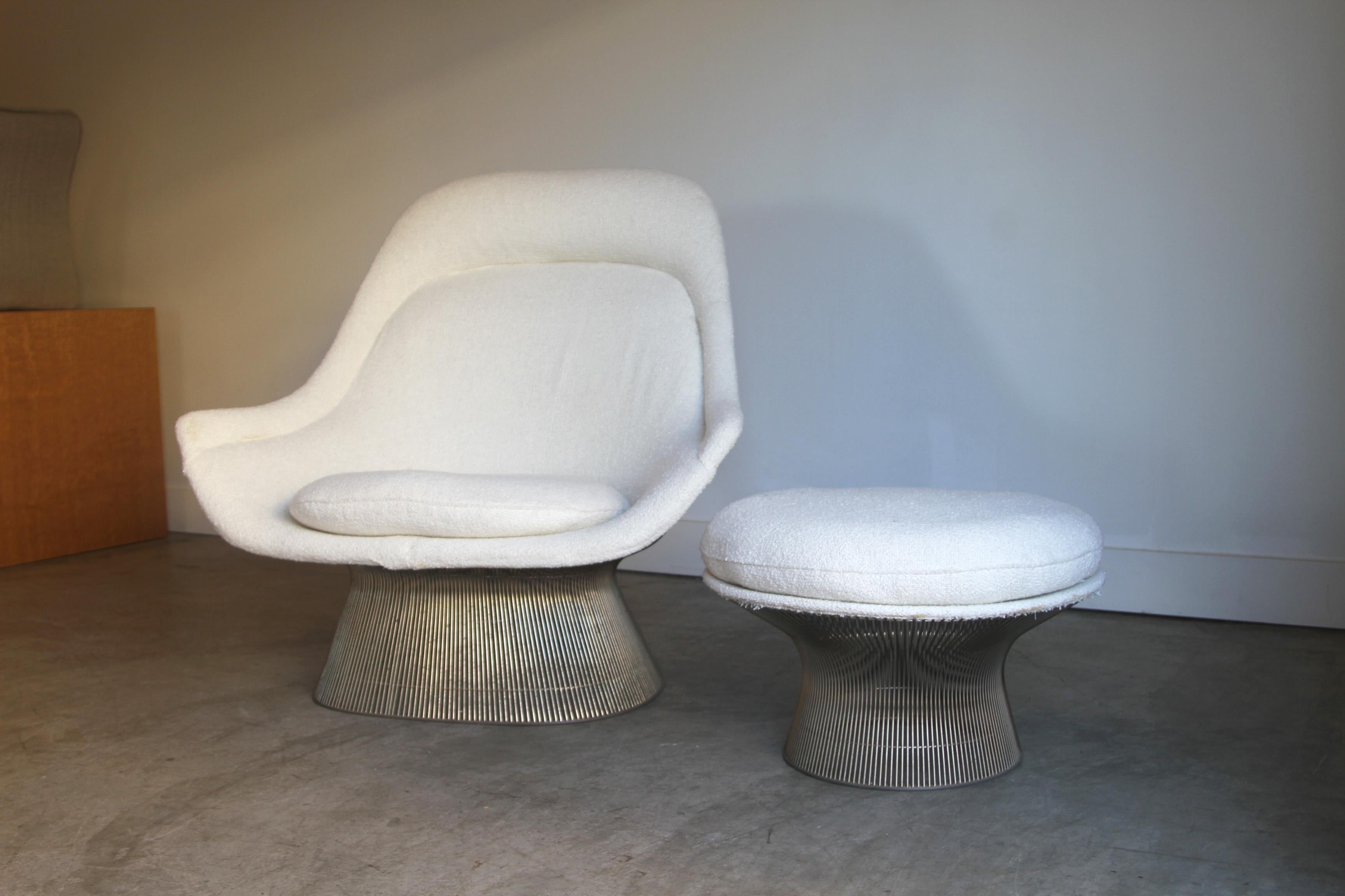 Warren Platner Lounge Chair + Ottoman  For Sale 9