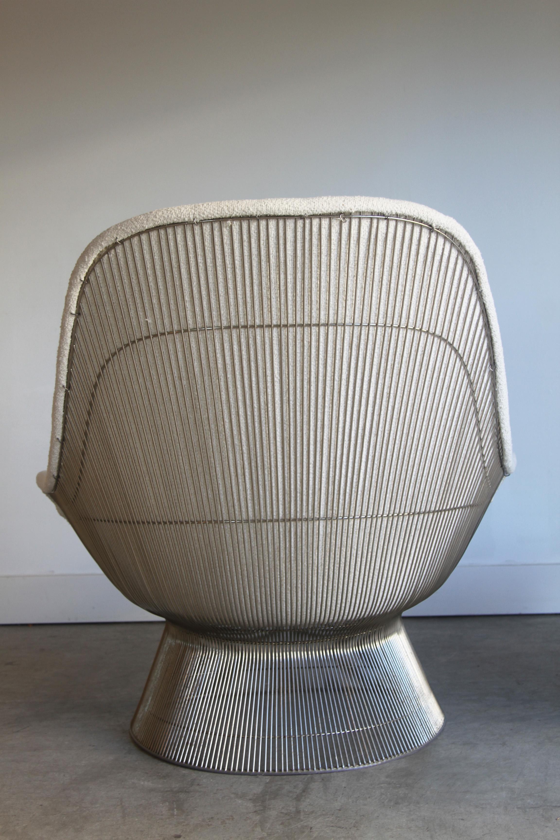 Warren Platner Lounge Chair + Ottoman  For Sale 2