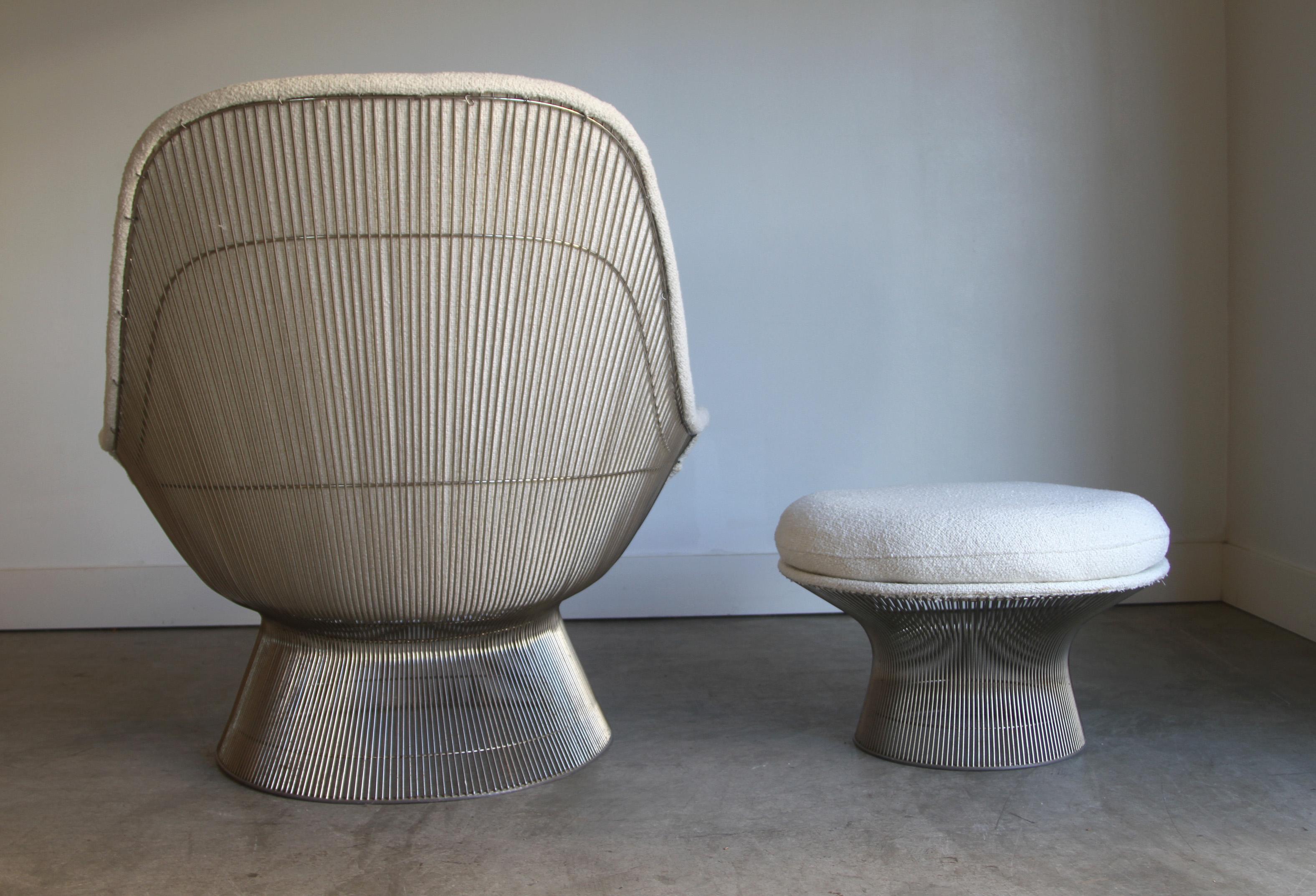 Warren Platner Lounge Chair + Ottoman  For Sale 3