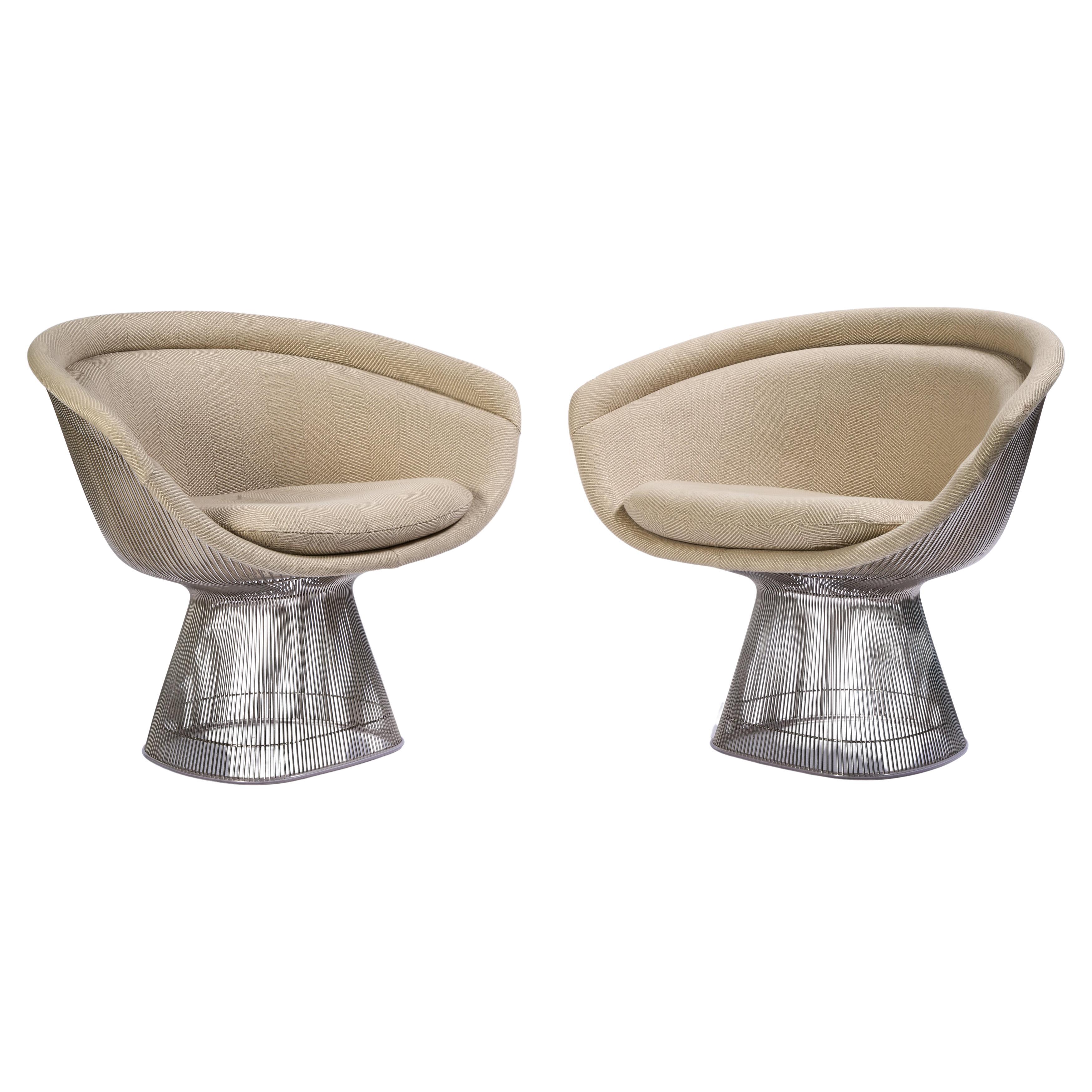 Paire de chaises longues Warren Platner pour Knoll