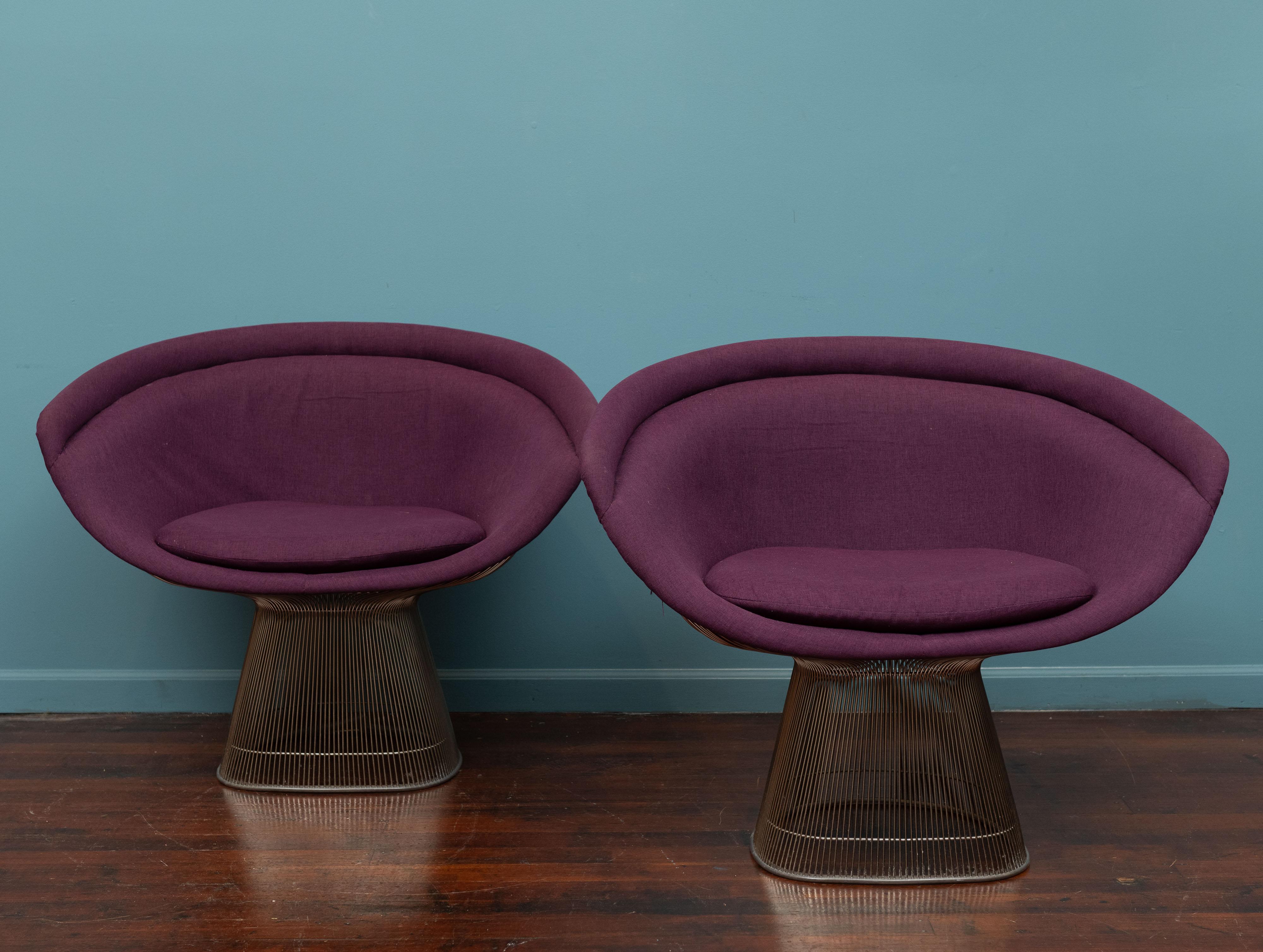 Sillones Warren Platner para Knoll Tapicería en venta