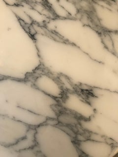 Warren Platner Marble and Chrome Dining Table and Chairs, Ed. Knoll in 1966