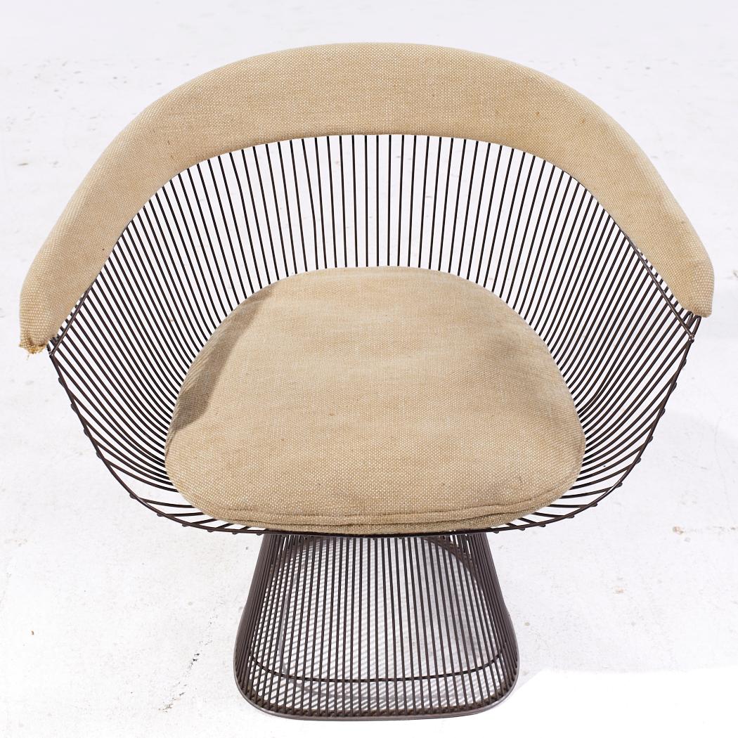Warren Platner Mid Century Dining Chairs - Pair For Sale 5