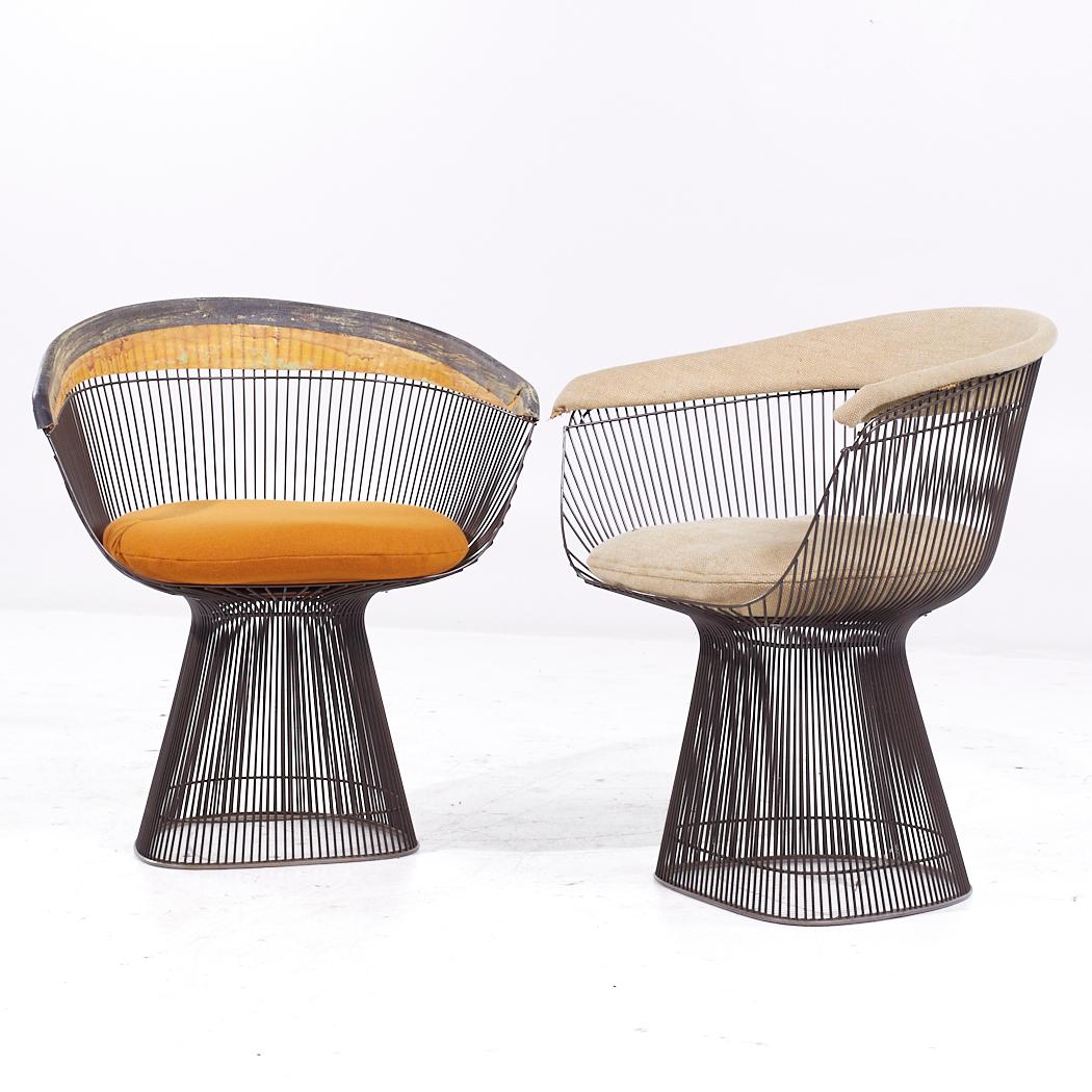 Mid-Century Modern Warren Platner Mid Century Dining Chairs - Pair For Sale
