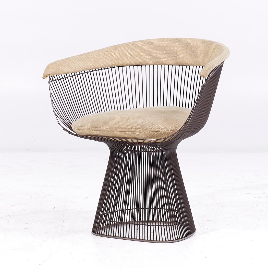 Late 20th Century Warren Platner Mid Century Dining Chairs - Pair For Sale