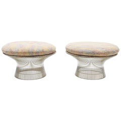 Warren Platner Nickel Stools