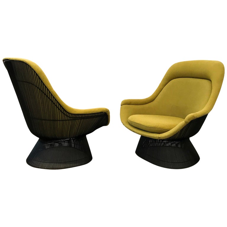 Warren Platner Pair Of Easy Chairs For Sale at 1stDibs