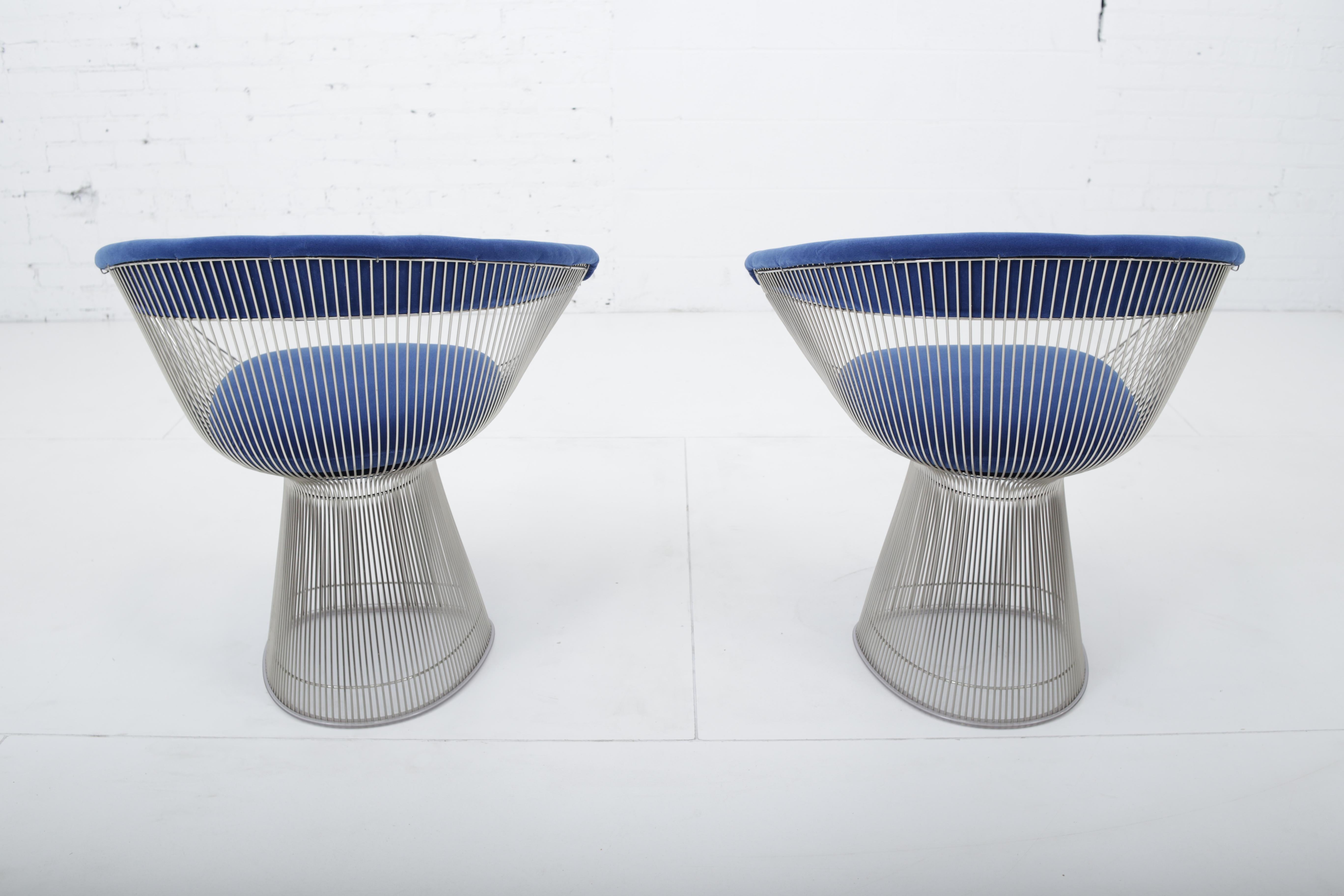 Warren Platner Pair of Side Chairs In Excellent Condition In Chicago, IL